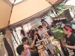 新しいテラスでBBQイベントを開催