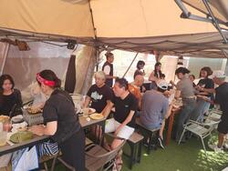 新しいテラスでBBQイベントを開催