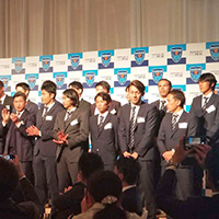 J1リーグ「横浜FC」キックオフパーティー出席